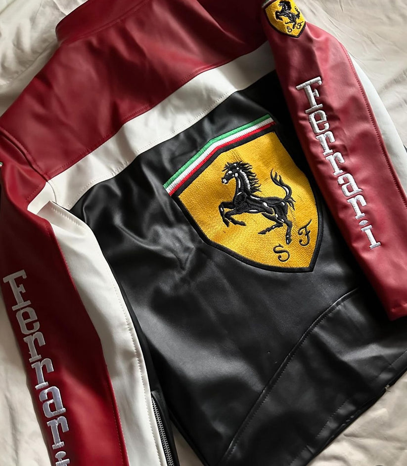 Ferrari F1 Leather Jacket – Wear Your Ferrari Passion